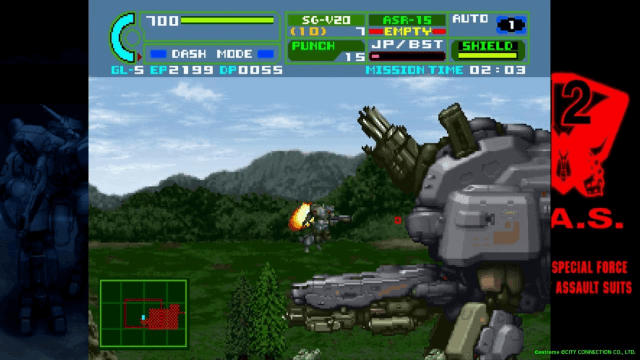 Assault Suit Leynos 2 Saturn Tribute screenshot 2 for Nintendo Switch
